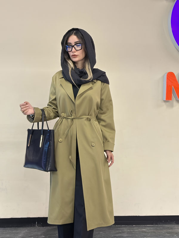 بارانی زنانه بلند کد4411